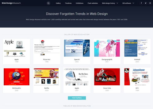 时光隧道中的网页设计博物馆 拨号年代的回响与计算机网络工程的延续